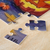 Australische Rinder-Trick-or-Treating zu Halloween Puzzle (Seite)