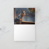 Australische Rinder Weihnachts-Kreuzfahrt Pawsome  Karte (Innenseite)