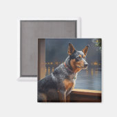 Australische Rinder Weihnachts-Kreuzfahrt Pawsome Magnet (Vorderseite/Rückseite)