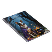 Australische Rinder-Whimsical Halloween-Malerei Notizblock (Rechte Seite)