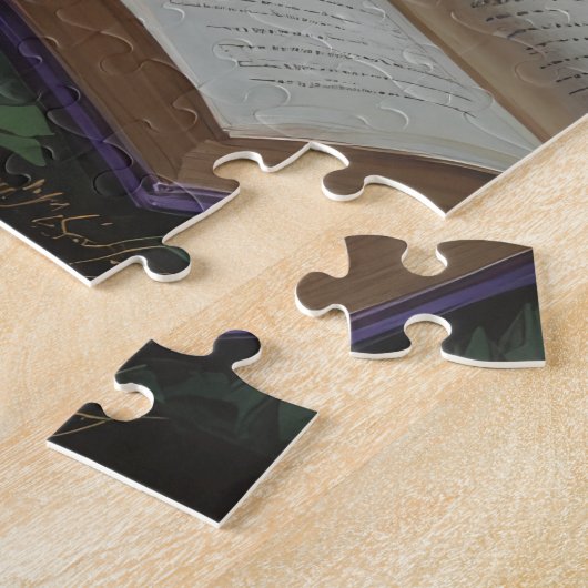 Australische Rinder-Whimsical Halloween-Malerei Puzzle (Seite)