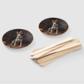 Australische Rinderpumpen Halloween Beängstigend Fächer (Non-assembled)