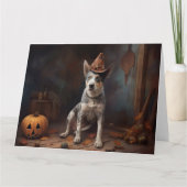 Australische Rinderpumpen Halloween Beängstigend Karte (Vorderseite)