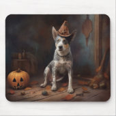 Australische Rinderpumpen Halloween Beängstigend Mousepad (Vorne)