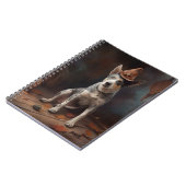 Australische Rinderpumpen Halloween Beängstigend Notizblock (Linke Seite)