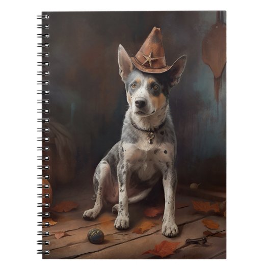 Australische Rinderpumpen Halloween Beängstigend Notizblock (Vorderseite)