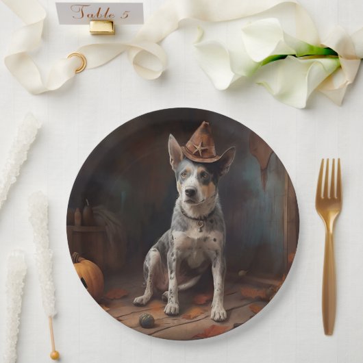 Australische Rinderpumpen Halloween Beängstigend Pappteller (Hochzeit)