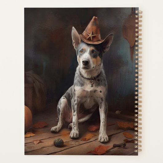 Australische Rinderpumpen Halloween Beängstigend Planer (Rückseite)