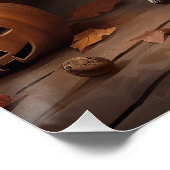 Australische Rinderpumpen Halloween Beängstigend Poster (Ecke)