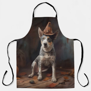 Australische Rinderpumpen Halloween Beängstigend Schürze