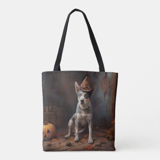 Australische Rinderpumpen Halloween Beängstigend Tasche (Rückseite)