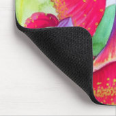 Australische Rot Blütengummi Aquarellkunst Mousepad (Ecke)