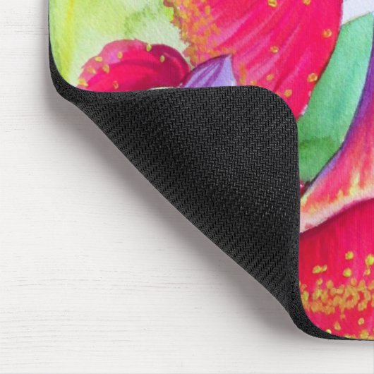 Australische Rot Blütengummi Aquarellkunst Mousepad (Ecke)