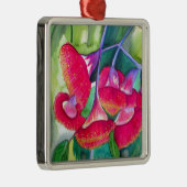 Australische Rot Blütengummi Aquarellkunst Ornament Aus Metall (Rechts)