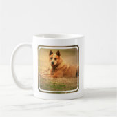 Australische rote Vieh-Hundekaffee-Tasse Kaffeetasse (Links)