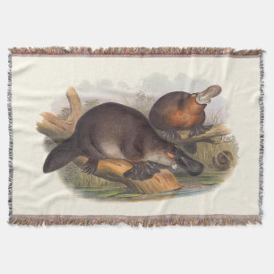 Australische Rugs von der Ente mit Platypus Decke