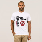 Australische Schäfer-Mama 2 T-Shirt (Vorne ganz)