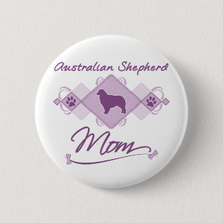 Australische Schäfer-Mama Button