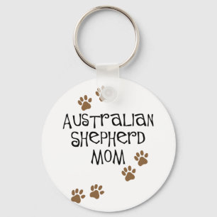 Australische Schäfer-Mama Schlüsselanhänger