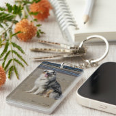 Australische Schäfer Schlüsselanhänger (Vorderseite rechts)