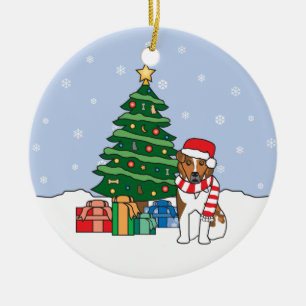 Australische Schäfer-Weihnachtsverzierung Keramikornament