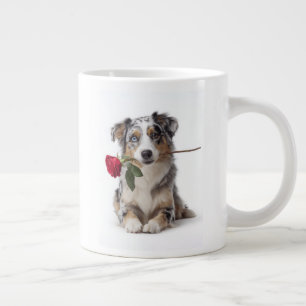 Australische Schäferhund Liebe Jumbo-Tasse