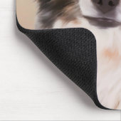 Australische Schäferhunde - Ölgemälde Mousepad (Ecke)