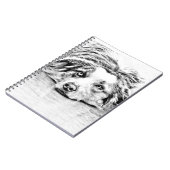 Australische Schäferhundekunst Notizblock (Linke Seite)