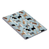 Australische Schäferknochen und -paws Notizblock (Rechte Seite)