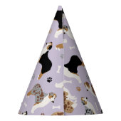 Australische Schäferknochen und -paws Partyhütchen (Rückseite)