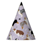 Australische Schäferknochen und -paws Partyhütchen (Links)