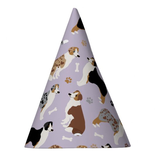 Australische Schäferknochen und -paws Partyhütchen (Rechts)