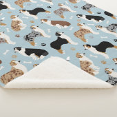 Australische Schäferknochen und Paws Sherpa Blanke Sherpadecke (3/4)