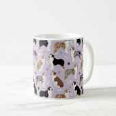 Australische Schäferknochen und -paws Tasse (VorderseiteRechts)