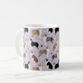 Australische Schäferknochen und -paws Tasse (Vorderseite Links)