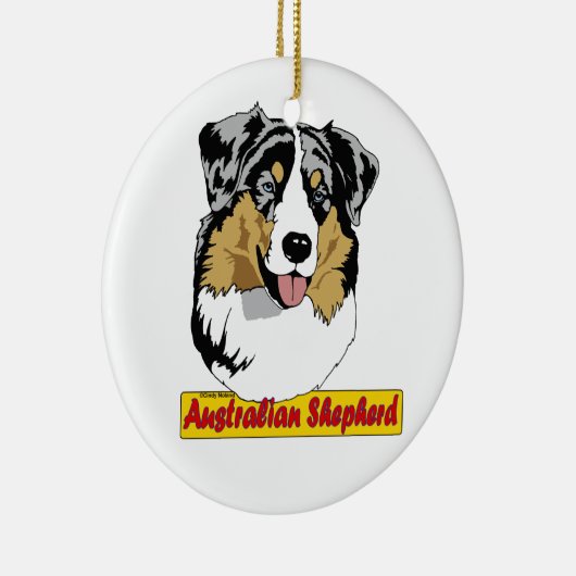 Australische Schäferverzierung Keramik Ornament (Rechts)