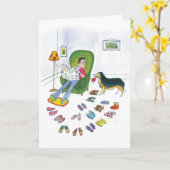 Australische Schafhirten - Tag der Chefs Karte (Gelbe Blume)