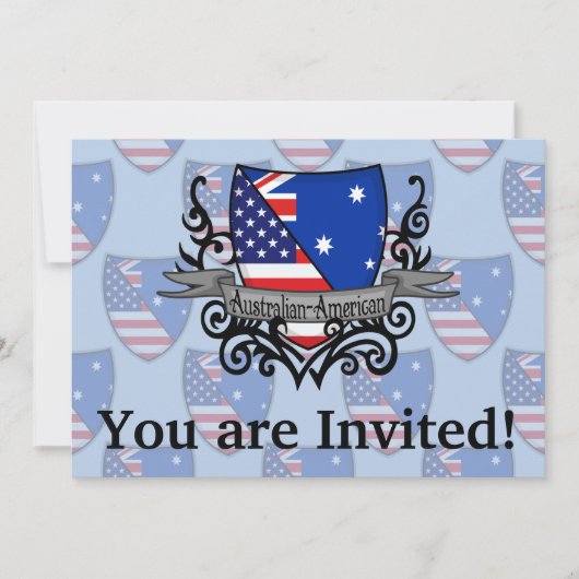 Australische Schildflagge Einladung (Vorderseite)