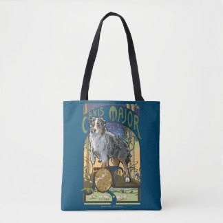 Australische Shepherd Art Nouveau Tote Bag Tasche