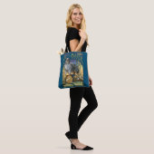 Australische Shepherd Art Nouveau Tote Bag Tasche (Am Model)