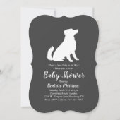 Australische Shepherd Baby Shower Gender Neutral Einladung (Vorderseite)