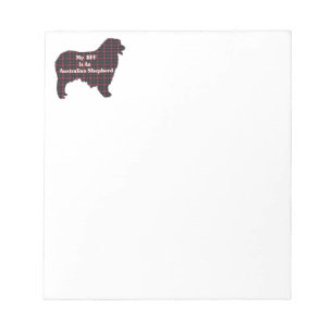 Australische Shepherd-BESTE FREUNDIN Notizblock