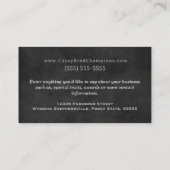 Australische Shepherd Dog Breeder Business Card Visitenkarte (Rückseite)