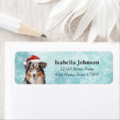 Australische Shepherd Dog Rücksendeadressen-Aufkle (Insitu)