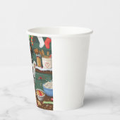 Australische Shepherd Holiday Backend Weihnachten Pappbecher (Links)