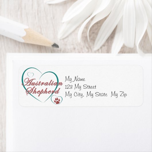 Australische Shepherd-Liebe (Insitu)