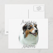 Australische Shepherd Mama 2 Postkarte (Vorne/Hinten)