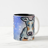 Australische Shepherd Mommy & Coffee Addict Tasse (VorderseiteRechts)