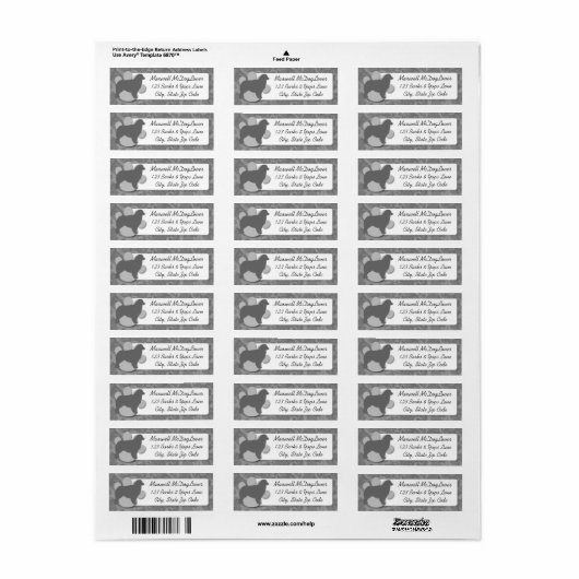 Australische Shepherd-Silhouette (Vorne)