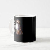 Australische Shepherd Yes I Herd You Aussie Owner Kaffeetasse (Vorderseite Links)
